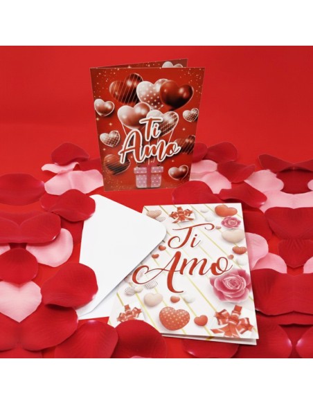 Kit ricarica Ti Amo / biglietti di auguri mod. Basic