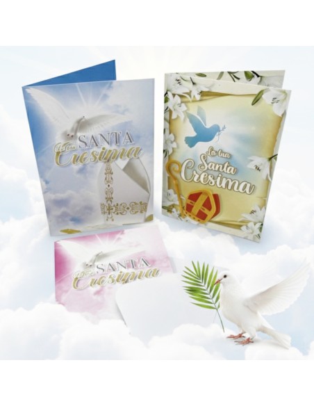 Kit ricarica Cresima / biglietti di auguri mod. Basic