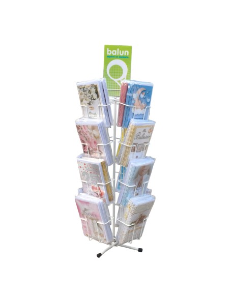 Espositore da banco girevole / biglietti di auguri mod. Basic (pz. 384)