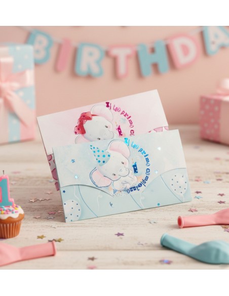 Kit ricarica Compleanno (1 anno) / Porta Soldi Deluxe