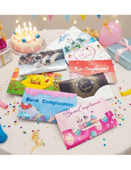 Kit ricarica Compleanno / Porta Soldi Deluxe