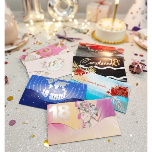 kit ricarica 18 Anni / Porta Soldi...