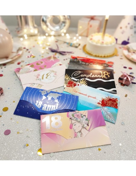 kit ricarica 18 Anni / Porta Soldi Deluxe