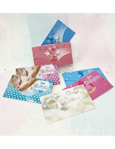 Kit ricarica Battesimo / Porta Soldi Basic