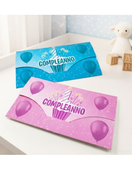 Kit ricarica Compleanno (1 anno) / Porta Soldi Basic