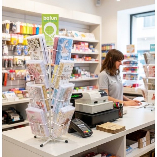 Espositore da banco girevole /...