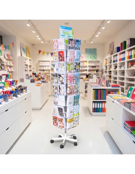 Espositore da terra girevole / biglietti di auguri mod. Basic (pz. 1.536)