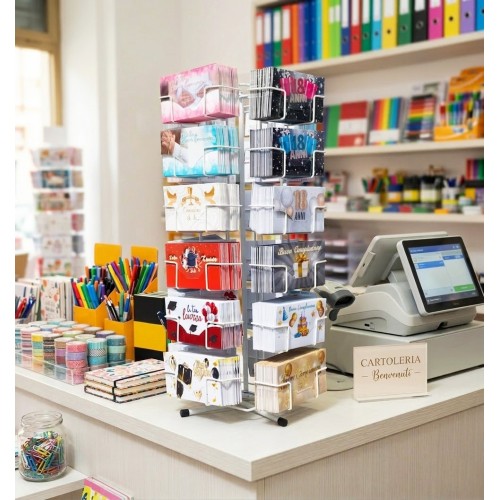 Espositore da banco girevole / porta...