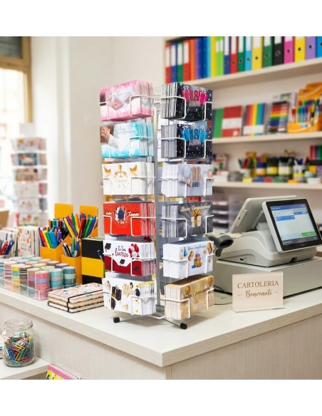 Espositore da banco girevole / porta soldi (pz. 576)