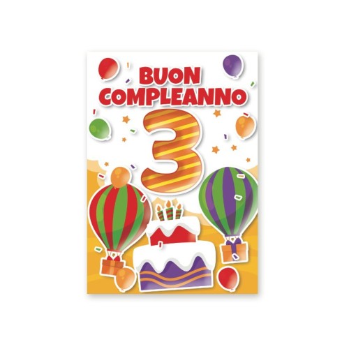 Kit ricarica Compleanni (1, 2, 3, 4,...