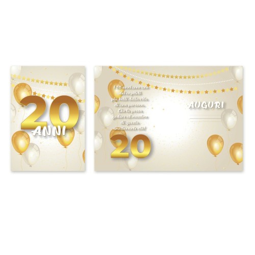 Kit ricarica Compleanni (20, 30, 40...