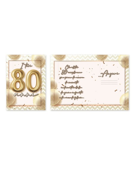 Kit ricarica Compleanni (20, 30, 40 ,50 60, 70 anni + Pensione) / biglietti di auguri mod. Basic