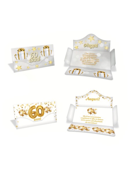 Kit ricarica Compleanni (30, 40, 50, 60, 70, 80 anni) / Porta Soldi Basic