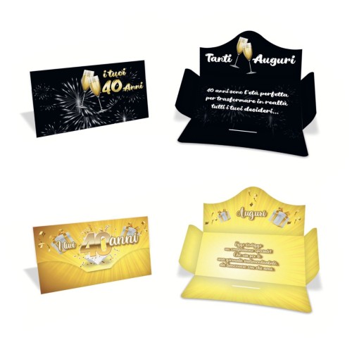 Kit ricarica Compleanni (30, 40, 50,...