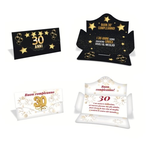 Kit ricarica Compleanni (30, 40, 50,...