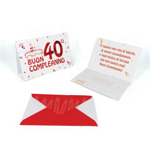 Kit ricarica Compleanni (20, 30, 40,...