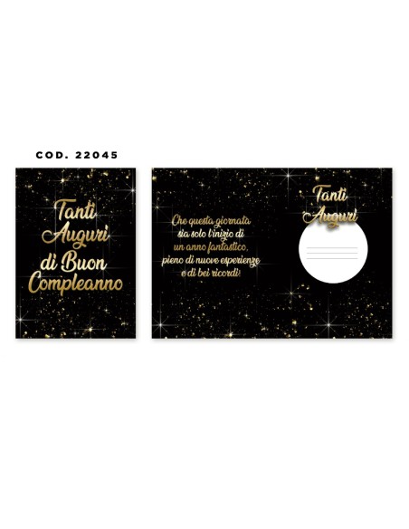 Kit ricarica Compleanno / biglietti di auguri mod. Basic
