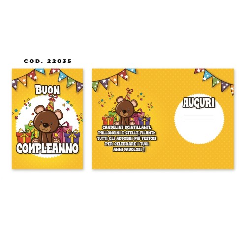 Kit ricarica Compleanno / biglietti...