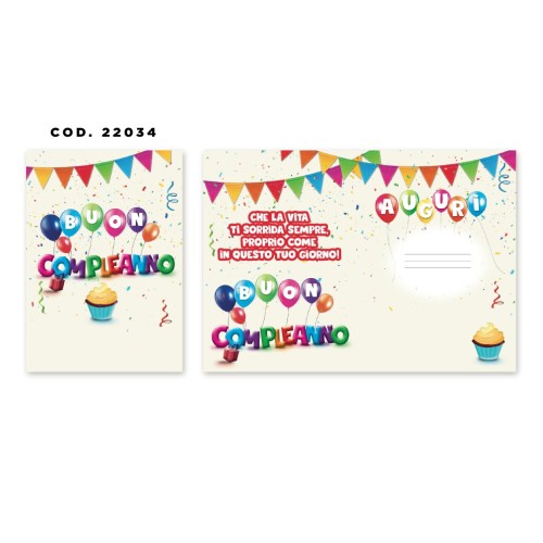 Kit ricarica Compleanno / biglietti...