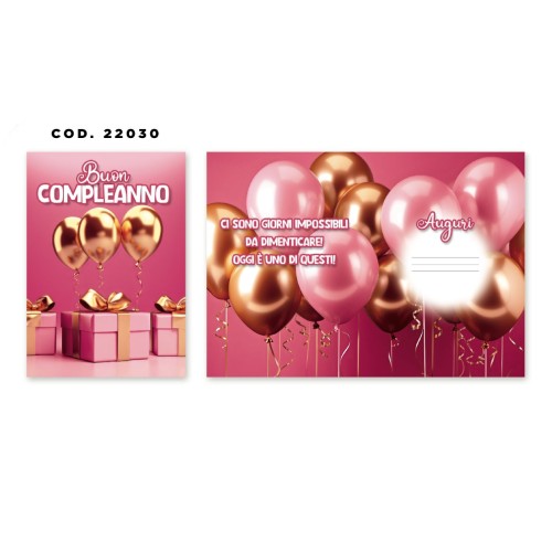 Kit ricarica Compleanno / biglietti...