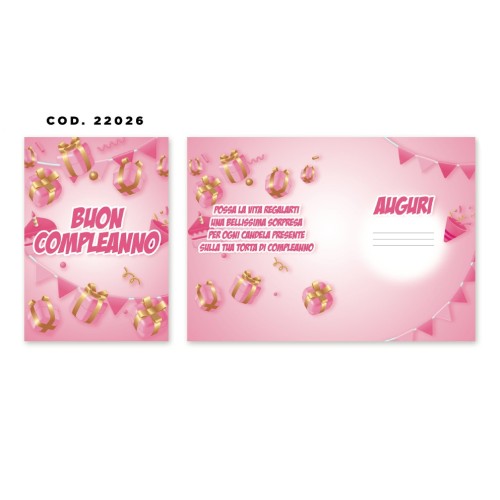 Kit ricarica Compleanno / biglietti...