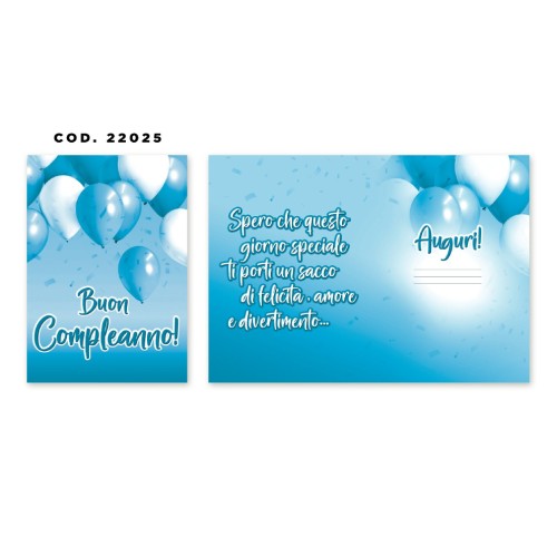 Kit ricarica Compleanno / biglietti...