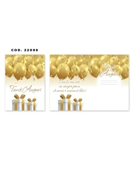 Kit ricarica Tanti Auguri / biglietti di auguri mod. Basic