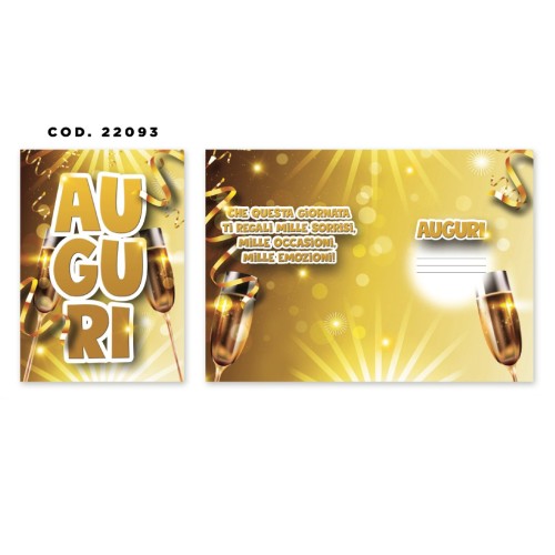 Kit ricarica Tanti Auguri / biglietti...