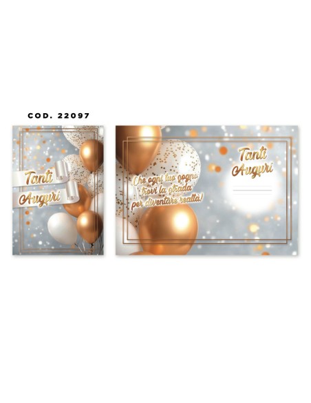 Kit ricarica Tanti Auguri / biglietti di auguri mod. Basic