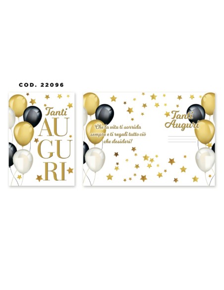 Kit ricarica Tanti Auguri / biglietti di auguri mod. Basic