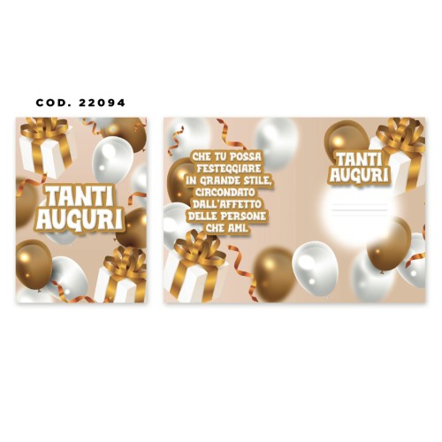 Kit ricarica Tanti Auguri / biglietti...