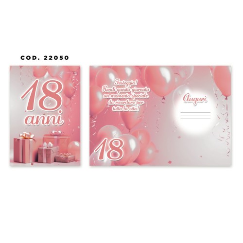 Kit ricarica 18 Anni / biglietti di...