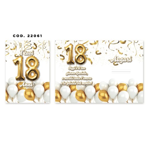 Kit ricarica 18 Anni / biglietti di...