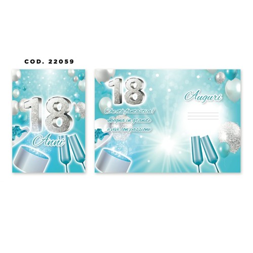 Kit ricarica 18 Anni / biglietti di...