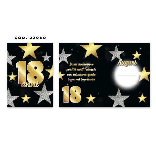 Kit ricarica 18 Anni / biglietti di...