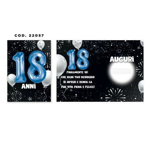 Kit ricarica 18 Anni / biglietti di...