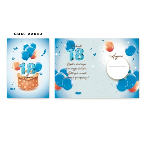 Kit ricarica 18 Anni / biglietti di...