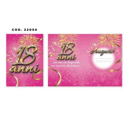 Kit ricarica 18 Anni / biglietti di...