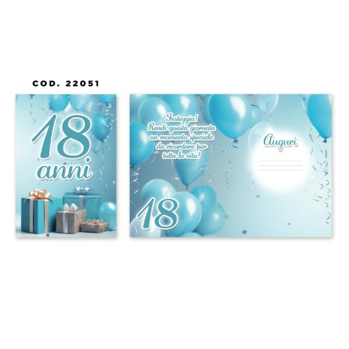 Kit ricarica 18 Anni / biglietti di...