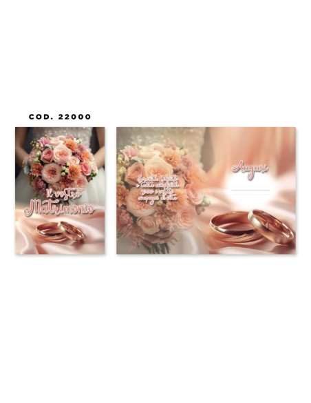 Kit ricarica Matrimonio / biglietti di auguri mod. Basic