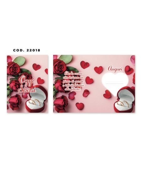 Kit ricarica Matrimonio / biglietti di auguri mod. Basic