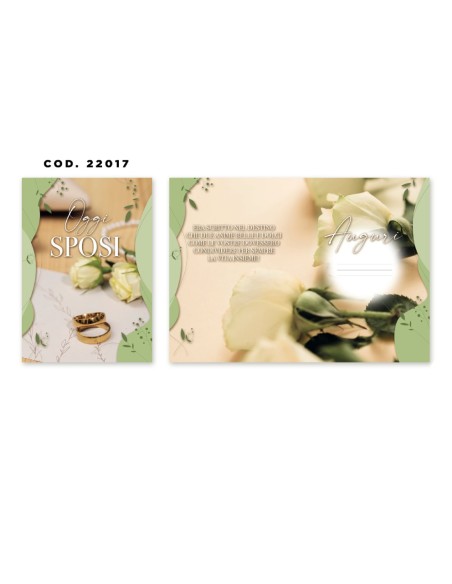 Kit ricarica Matrimonio / biglietti di auguri mod. Basic