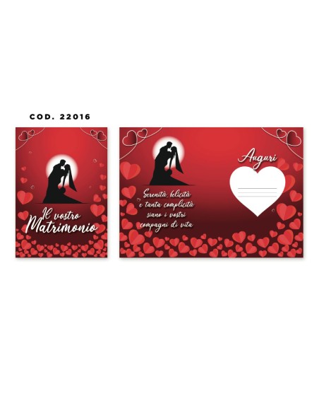 Kit ricarica Matrimonio / biglietti di auguri mod. Basic