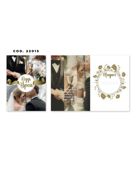 Kit ricarica Matrimonio / biglietti di auguri mod. Basic