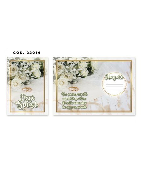 Kit ricarica Matrimonio / biglietti di auguri mod. Basic