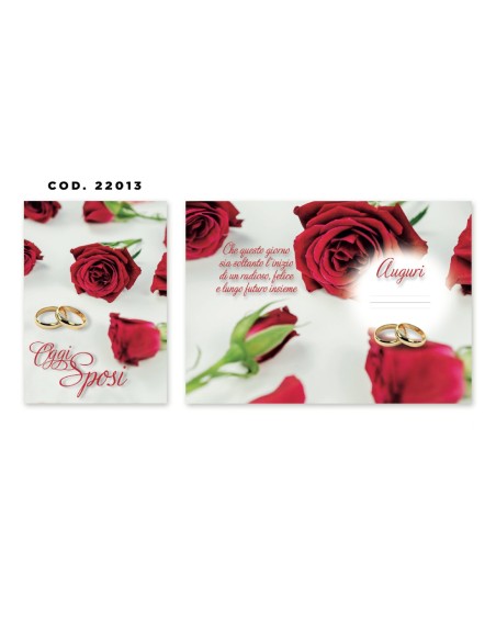 Kit ricarica Matrimonio / biglietti di auguri mod. Basic