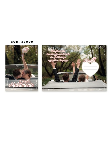Kit ricarica Matrimonio / biglietti di auguri mod. Basic
