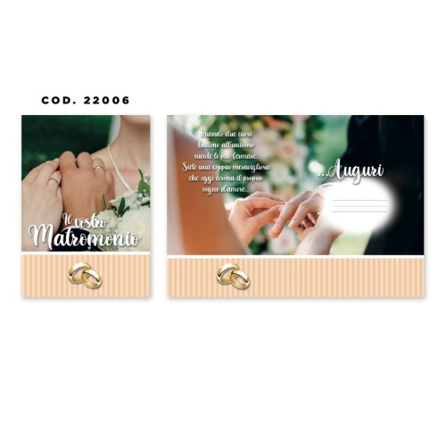 Kit ricarica Matrimonio / biglietti...