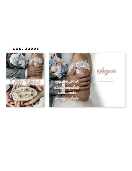 Kit ricarica Matrimonio / biglietti di auguri mod. Basic