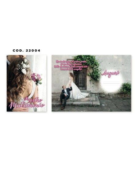 Kit ricarica Matrimonio / biglietti di auguri mod. Basic